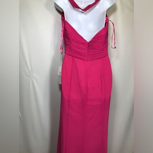 My Fashion Style Raspberry Size Xl Nwt Prom Evening Dress - Picture 9 of 10